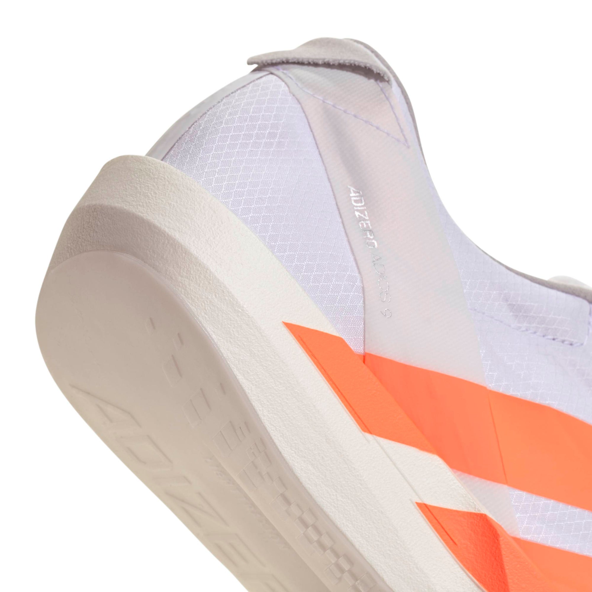 Adidas Adizero Adios 9 Cloud White/ Lucid Orange